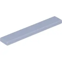 LEGO 1x6 carreaux 6636 - 250 pièces gris bleuâtre clair