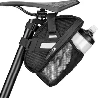 RockBros Sacoche de selle de vélo Sacoche de selle de vélo Réfléchissant Noir Sans bouteille d'eau