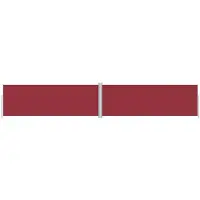 Syfax Auvent latéral rétractable Rouge 180x1000 cm