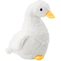 Lean Toys Peluche mascotte oie blanche peluche canard 40 cm