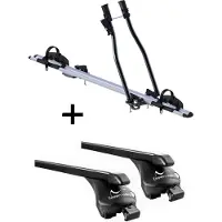 VDP Porte-vélos SAGITTAR + porte-vélos Quick acier L compatible avec Ford Focus III break à partir de 2011