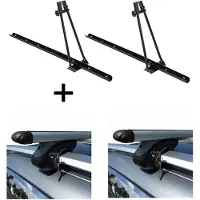 VDP 2xPorte-vélos ORION + porte-rails L120 compatible avec la BMW Série 3 Touring (break) E91 05-'12