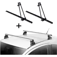 VDP 2x porte-vélos ORION + barres de toit EVO ALU compatibles avec le Mazda CX-7 (ER) 5 portes 2006-2012