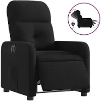 Sonstiges Fauteuil inclinable électrique Noir Tissu