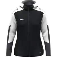 Jako Veste à capuche Dynamic pour femmes - 6870D, Couleur:noir/blanc/anthracite, Taille:XL (46/48)