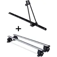 VDP Porte-vélos ORION + barres de toit Menabo Tema compatibles avec l'Opel Zafira Tourer (break ) à partir de 2011