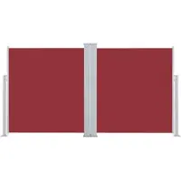 Syfax Auvent latéral rétractable 170 x 600 cm Rouge