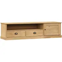 vidaXL Armoire TV VIGO 156x40x40 cm pin massif