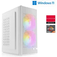CSL-Computer PC Gaming M12890H / AMD Ryzen 5 Pro 5655G, 6x 3900 MHz / AMD / 16 Go DDR4 RAM / M.2 SSD 1000 Go - Windows 11 Home