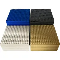 LEGO 16x16 Plaques de construction Mélange de couleurs Constructible sur les deux faces - 91405 NOUVEAU ! Quantité 12x