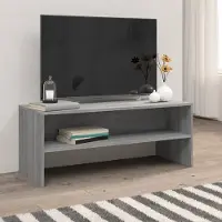 Prolenta Maison Exclusive - Meuble TV gris Sonoma 100x40x40 cm Matériau dérivé du bois