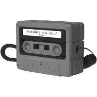 Elago Cassette Tape Case pro AirPods Pro 2 Black