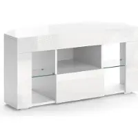 Vicco Meuble tv Denver Blanc 100x50cm, Model 37570