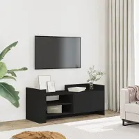 Prolenta Maison Exclusive - Meuble TV noir 100x35x40 cm Matériau dérivé du bois