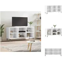 vidaXL Armoire TV Blanc 103,5x30x50 cm Bois composite - Meuble TV
