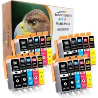 Starlet24 20x D&C cartouches d'encre remplace Canon PGI-520 CLI-521 - pour Canon Pixma iP3600 iP4600 iP4700, MP540 MP550 MP560 MP620 MP630 MP640 MP980, MX860 MX870