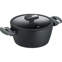 Berndes Balance Induction Enduro Casserole, Casserole, Revêtement anti-adhésif, Aluminium, Noir, Ø 20 cm, 0019884502