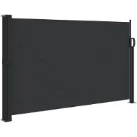 Syfax Auvent latéral rétractable noir 120x600 cm