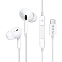 Choetech OC-A011 Casque intra-auriculaire USB-C 1,2m - blanc