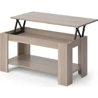 Vicco Table basse Lorenz Sonoma 100x50cm avec fonction d'élévation, Model 30661