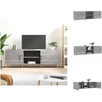 vidaXL Armoire TV Gris Sonoma 150x30x50 cm Bois composite - Meuble TV