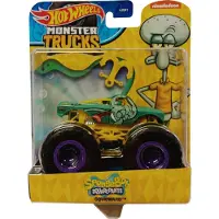Hot Wheels Mattel HWN78 Monster Trucks Nickelodeon Bob l'éponge voiture personnage Thaddeus pour enfants