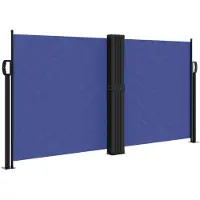 Syfax Auvent latéral rétractable bleu 120x600 cm