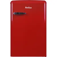 Amica - KS 15610 R - Réfrigérateur - Design rétro - chili red