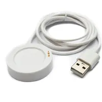 System-S Câble USB 2.0 100 cm Station de charge pour Xiaomi Watch S2 42 46 mm Smartwatch en blanc