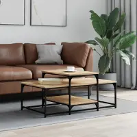 Prolenta Maison Exclusive - Table basse en chêne Sonoma 102x60x45 cm Matériau dérivé du bois