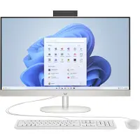 HP Hewlett Packard AZ5T6EA 27-cr0655ng Ordinateur de bureau tout-en-un blanc coquillage