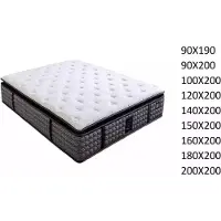 Xl Moebel Gmbh Matelas de haute qualité 25cm King Size Matelas épaisseur extrême 180x200cm