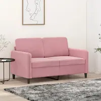 Prolenta Maison Exclusive - Canapé 2 places Rosa 120 cm en velours