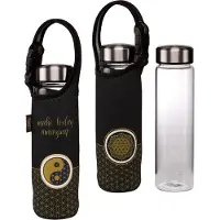 Goebel Bouteille avec housse - Yin Yang Black Home & Style Lotus 23500631