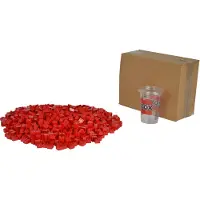 Androni Toys Blox 1000 briques rouges de 4 pièces en vrac