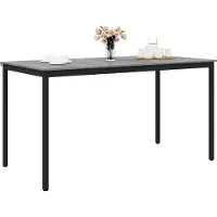 Syfax Table de bar debout Bois d'ingénierie