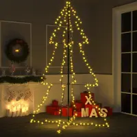 Prolenta Maison Exclusive - Arbre de Noël cône 240 LED d'intérieur/d'extérieur 118x180 cm