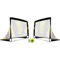 Powershot Pop Up Tor 120 x 90cm - But de football pliable - Lot de 2 de