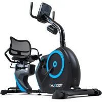 Thunder Speedbike - OPAL - Vélo d’Appartement Ergometrique avec Résistance Électromagnétique 32 Niveaux, Bluetooth, USB, 24 Programmes d’Entraînement