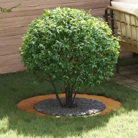 Prolenta Maison Exclusive - Adaptée aux supports plats pour arbres, rouille, diamètre 60/90 cm