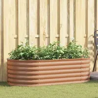 Prolenta Maison Exclusive - Potager surélevé marron 160 x 80 x 44 cm en acier