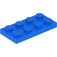 LEGO 250 pièces 3020 Plaques 2x4 Part Basic 250 Bleu