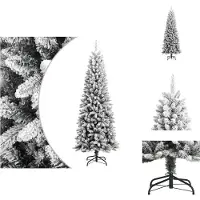 vidaXL Sapin de Noël artificiel enneigé 210 cm PVC&PE - Sapins de Noël
