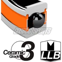 ABI Enduro Bearings Bb Co Mr 27537 Llb-bx Enduro Zero Ceramic Hybrid Abec-5 Radial Bearings Argenté 27.5 x 37 x 7 mm