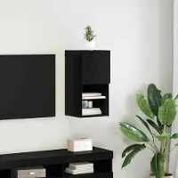 Prolenta Meuble TV mural exclusif, dimensions 30,5 x 30 x 60 cm, fabriqué en panneaux de particules