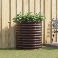 Prolenta Maison Exclusive - Potager surélevé marron 80 x 80 x 81 cm en acier
