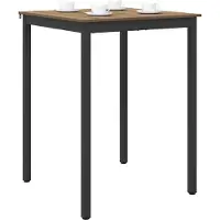 Syfax Table de bar debout Bois d'ingénierie Carré