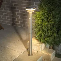 Esotec Solar lampe de chemin Modena 85cm avec détecteur de mouvement IP44 METAL 102755