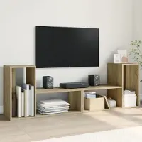 Prolenta Maison Exclusive - Meubles TV 2 pièces Chêne Sonoma 75x30x50 cm Matériau dérivé du bois