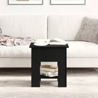 vidaXL BEI CLORIS Table basse noir imitation chêne 40 x 40 x 42 cm Bois composite - Tables basses Nouveau7056262 1parcel
